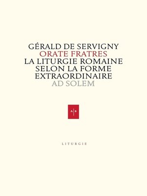 cover image of Orate fratres